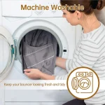 Siège de videur léger pour bébé avec barre de jouet amovible – Siège portable autobloquant naturel pour bébés de 8 à 29 lb (0-24 mois) - Image 6