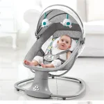 Chaise berçante électrique pour bébé, lit berçant multifonctionnel pour bébé, chaise apaisante et chaise longue pour enfants, adaptée aux enfants de 0 à 3 ans - Image 4