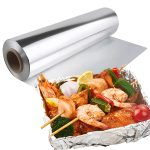 Rouleau de Feuille d'Aluminium Épaisse, Jetable pour Conservation des Aliments Ménagers, 2000 cm/787,4 pouces, Barbecue, Cuisson au Four et Friteuse à Air, Emballage Alimentaire, Pique-niques, Noël, Réunions de Famille, Papier d'Emballage Durable, Feuille d'Aluminium de Cuisine - Image 5