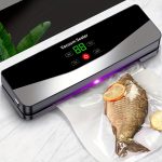 Scelleuse Alimentaire Automatique Multifonction, Scelleuse Sous Vide Portable sans Fil avec Fonction de Démarrage/Pause Manuelle, Affichage Numérique de Charge, Scellage de Sachets de Snacks, Conservation Alimentaire à Long Terme, Conception Compacte et Facile à Utiliser, Convient pour la Cuisine et - Image 5