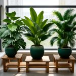 Ensemble de 3 Plantes Artificielles à Grandes Feuilles - Monstera Luxuriant et Palmiers, Bananiers, Adaptées à l'Extérieur - Arbres Décoratifs Tropiques à Large Feuillage Sans Entretien, Plantes en Pot pour Intérieur/Extérieur Toute l'Année, Arbustes Faux Style Nordique pour Mariage Hôtel Jardin - Image 7