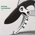 Ensemble de 3 - Comprend des sécateurs télescopiques robustes, des lames de rechange et une boîte de rangement, avec une longueur réglable (mécanisme télescopique), des lames aiguisées SK5, une construction légère en alliage d'aluminium - Image 2