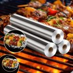 Rouleau de Feuille d'Aluminium Épaisse, Jetable pour Conservation des Aliments Ménagers, 2000 cm/787,4 pouces, Barbecue, Cuisson au Four et Friteuse à Air, Emballage Alimentaire, Pique-niques, Noël, Réunions de Famille, Papier d'Emballage Durable, Feuille d'Aluminium de Cuisine - Image 2
