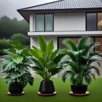 Ensemble de 3 Plantes Artificielles à Grandes Feuilles - Monstera Luxuriant et Palmiers, Bananiers, Adaptées à l'Extérieur - Arbres Décoratifs Tropiques à Large Feuillage Sans Entretien, Plantes en Pot pour Intérieur/Extérieur Toute l'Année, Arbustes Faux Style Nordique pour Mariage Hôtel Jardin - Image 4
