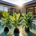 Ensemble de 3 Plantes Artificielles à Grandes Feuilles - Monstera Luxuriant et Palmiers, Bananiers, Adaptées à l'Extérieur - Arbres Décoratifs Tropiques à Large Feuillage Sans Entretien, Plantes en Pot pour Intérieur/Extérieur Toute l'Année, Arbustes Faux Style Nordique pour Mariage Hôtel Jardin - Image 9